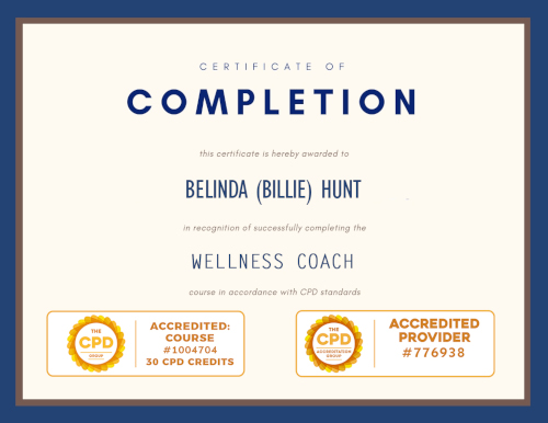 Wellness Coach Certificate